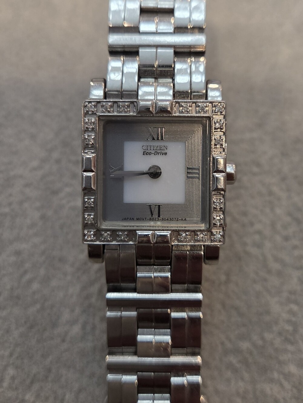 Citizen Silver Eco Drive Women's Watch - Cailber B023 Movement